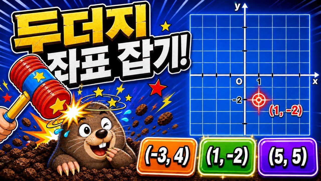 두더지 좌표 잡기